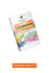 Табак Spectrum 40 гр - Caribbean Rum (Сливочно-карамельный ром)