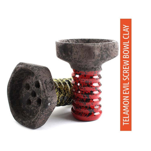 Чаша для кальяна Telamon Evil Screw Bowl Clay (глина)