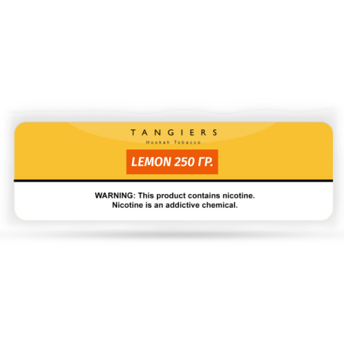 Табак Tangiers 250 гр - Lemon -91- (Noir Желт)