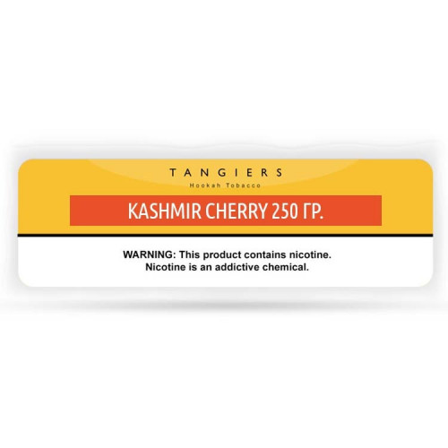 Табак Tangiers 250 гр - Kashmir Cherry -11- (Noir Желтый)