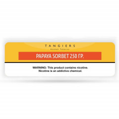 Табак Tangiers 250 гр - Papaya Sorbet -118- (Noir Желт)