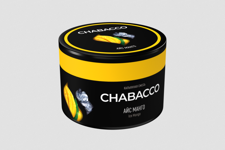 Бестабачная смесь Chabacco Medium 200g - Ice Mango (Ледяной манго)