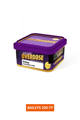 Табак Overdose 200g - Baileys (Сливочный Ликёр)