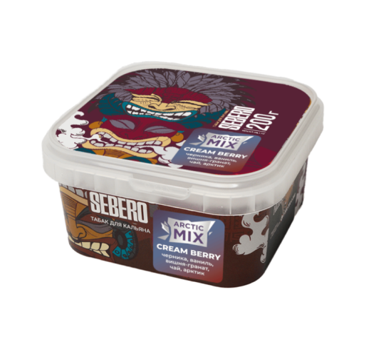 Табак Sebero Arctic Mix 200 гр - Cream Berry (Черника/Ваниль/Вишня/Манго/Лемончелло/Арктик)