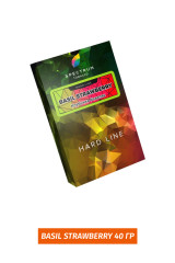 Табак  Spectrum H 40 гр - Basil Strawberry (Клубника базилик)