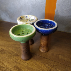 Чаша для кальяна Облако Black Glaze