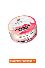 Табак Spectrum 25 гр - Strawberry Cream (Клубника со сливками)